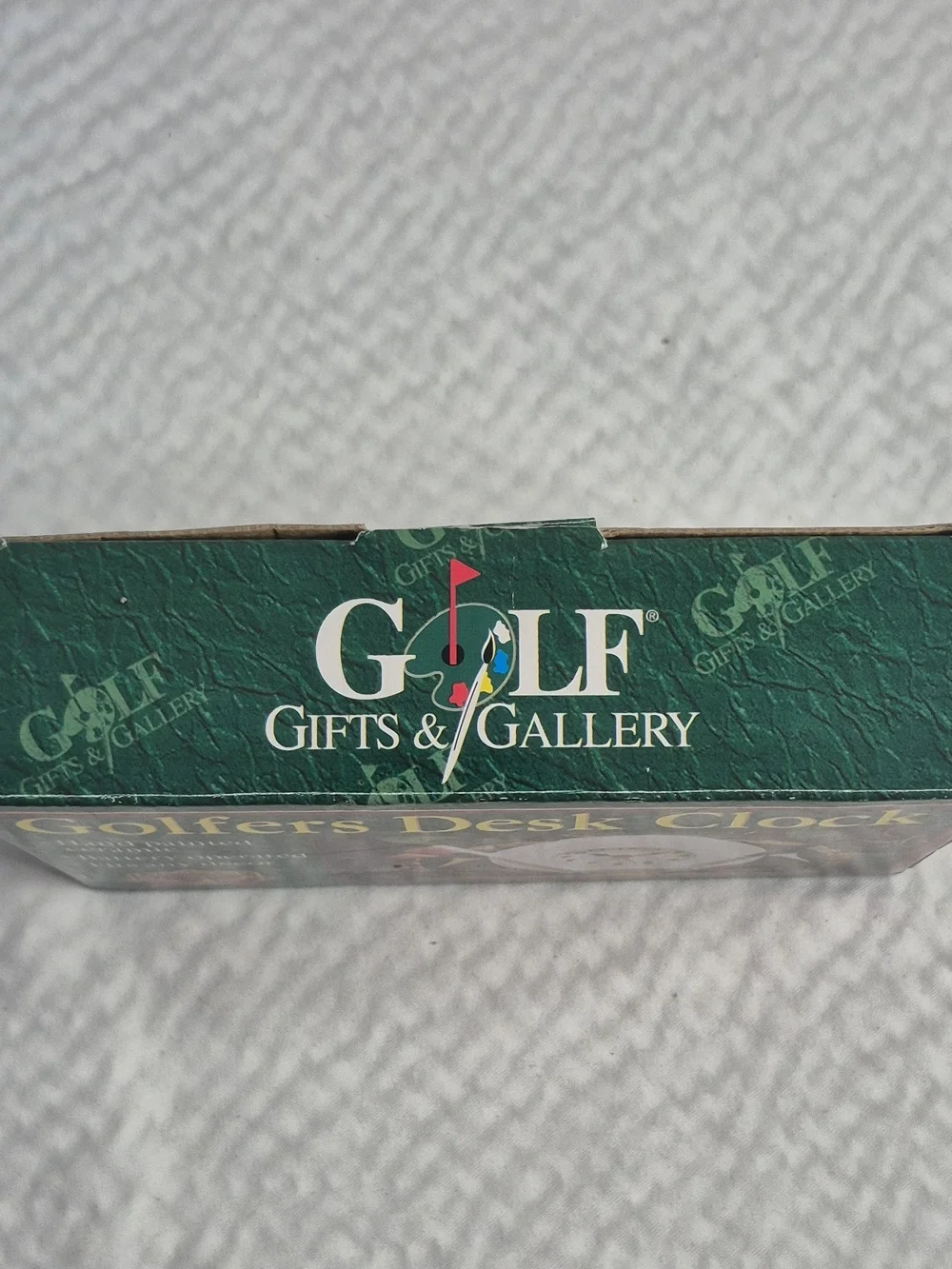 Golf Gifts & Gallery Golf Desk Clock Ceramic Analog Arabic Numerals Green 77949